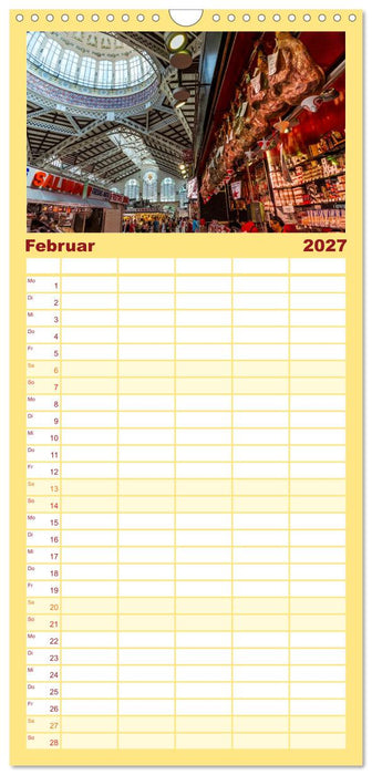 Valencia Lebensgefühl Welterbe (CALVENDO Familienplaner 2027)