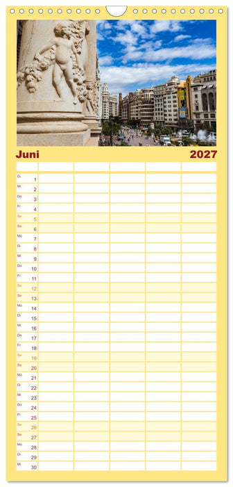 Valencia Lebensgefühl Welterbe (CALVENDO Familienplaner 2027)