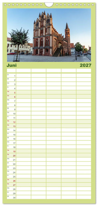 Hansestädte Tangermünde - Stendal (CALVENDO Familienplaner 2027)