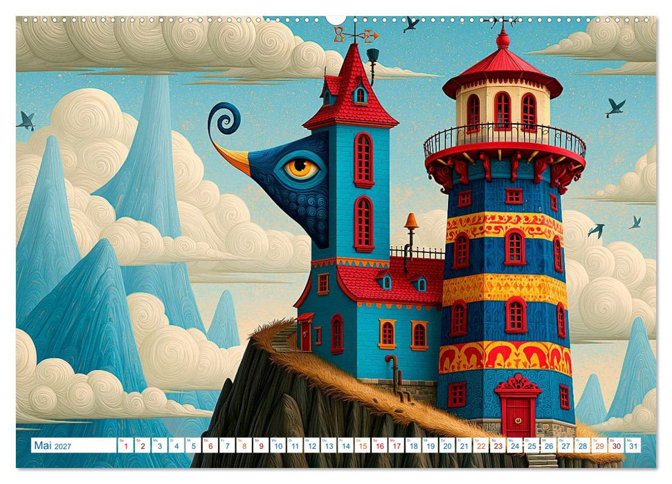 Küstenfantasien mit Fernwehgarantie (CALVENDO Premium Wandkalender 2027)