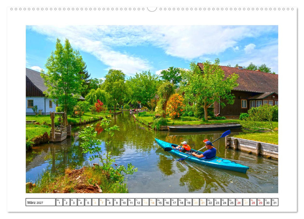Spreewald Natur und Kulturlandschaft (CALVENDO Premium Wandkalender 2027)