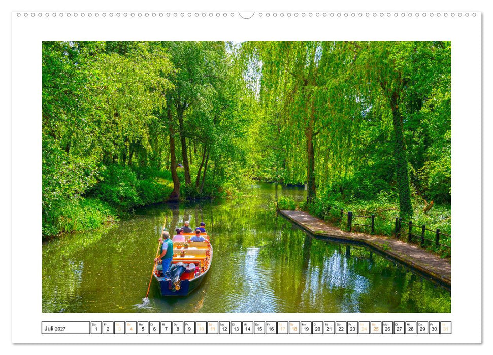 Spreewald Natur und Kulturlandschaft (CALVENDO Premium Wandkalender 2027)
