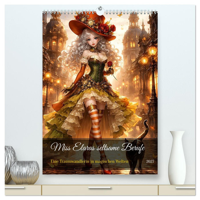 Miss Elaras seltsame Berufe (CALVENDO Premium Wandkalender 2027)