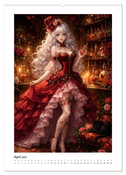 Miss Elaras seltsame Berufe (CALVENDO Premium Wandkalender 2027)