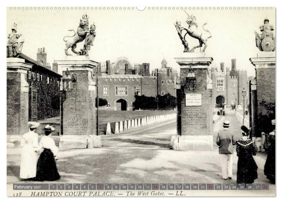 London's Old Beauty on historical photographs (CALVENDO Monthly Calendar 2027)
