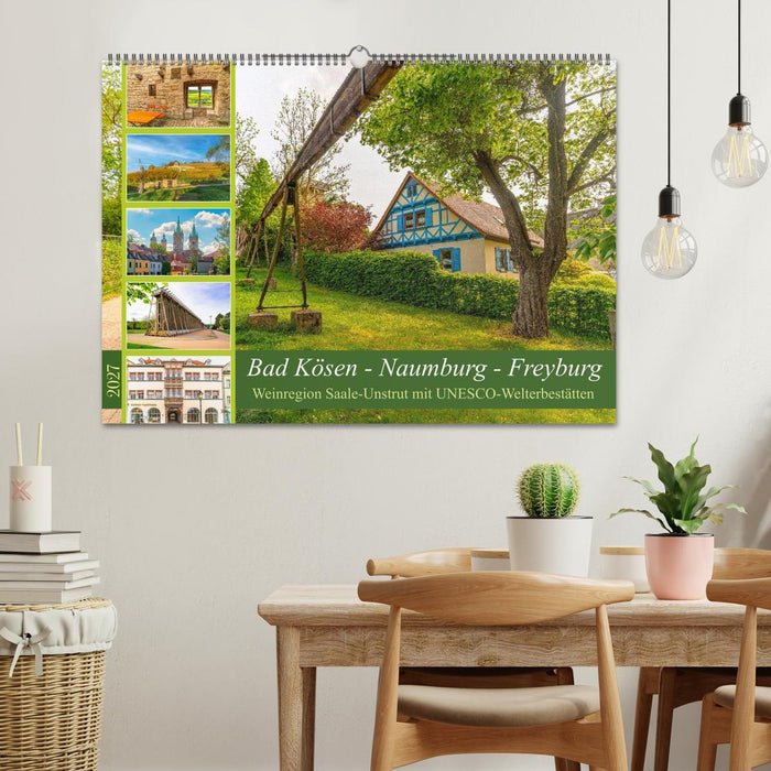 Bad Kösen - Naumburg - Freyburg (CALVENDO Wandkalender 2027)