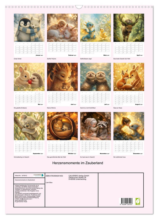 Herzensmomente im Zauberland (CALVENDO Wandkalender 2027)