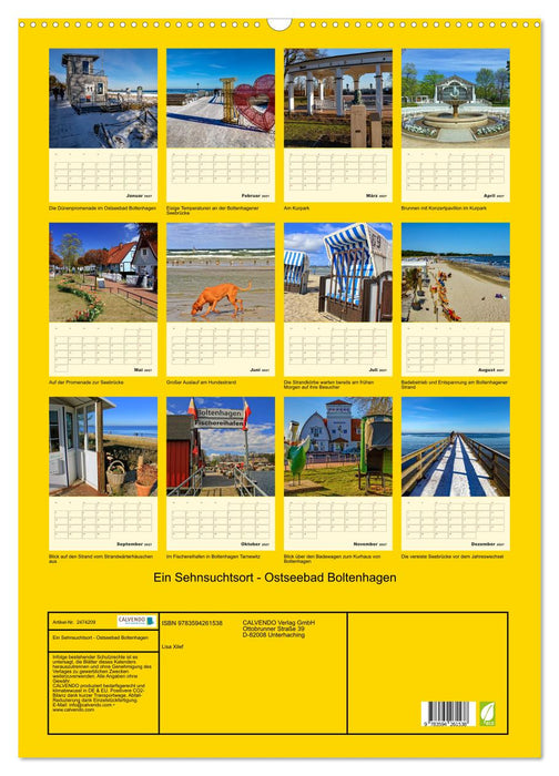 Ein Sehnsuchtsort - Ostseebad Boltenhagen (CALVENDO Wandkalender 2027)