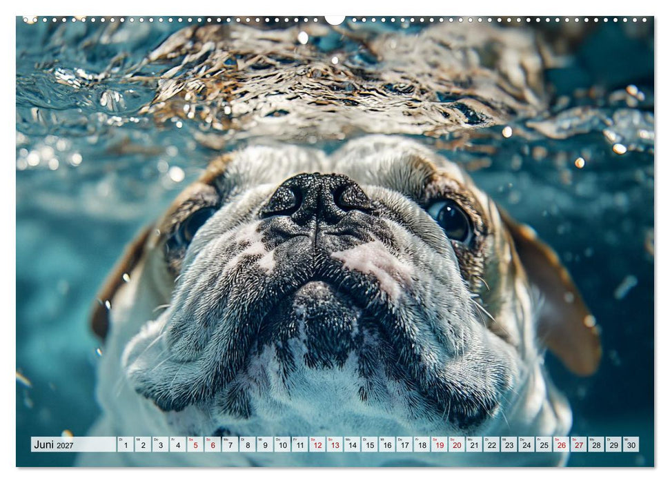 Englische Bulldoggen - Treue Blicke und große Herzen (CALVENDO Premium Wandkalender 2027)