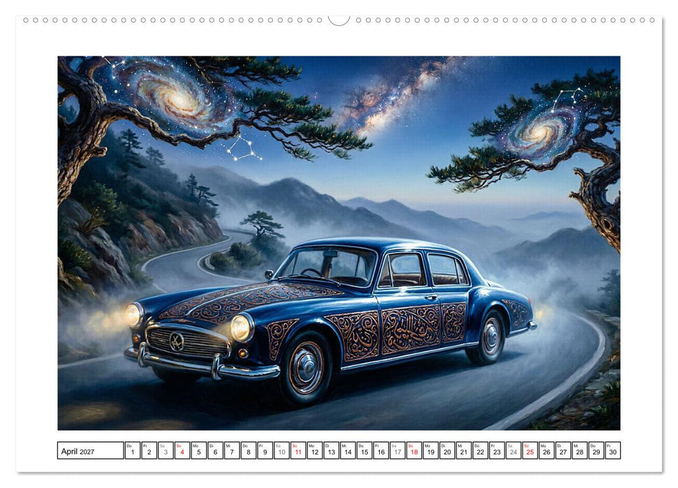 Surreale klassische Automobilkultur (CALVENDO Wandkalender 2027)