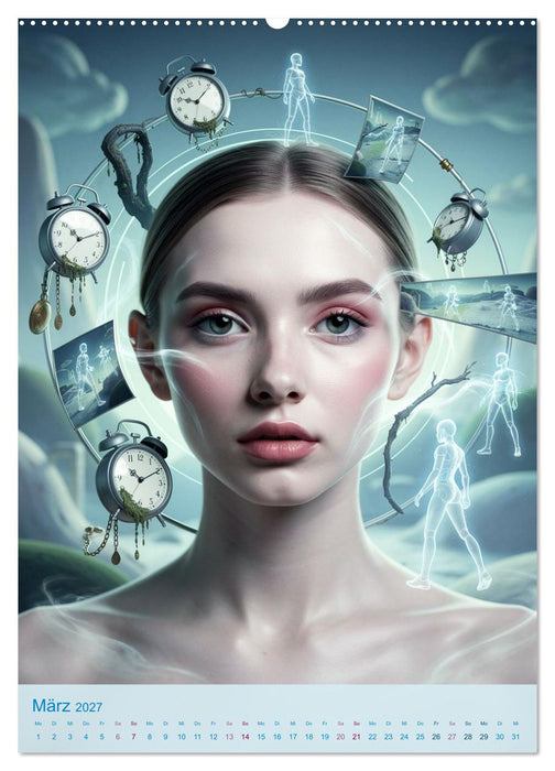 Wo Blicke zu Epochen werden - Porträts, die Kunstgeschichte atmen. (CALVENDO Wandkalender 2027)