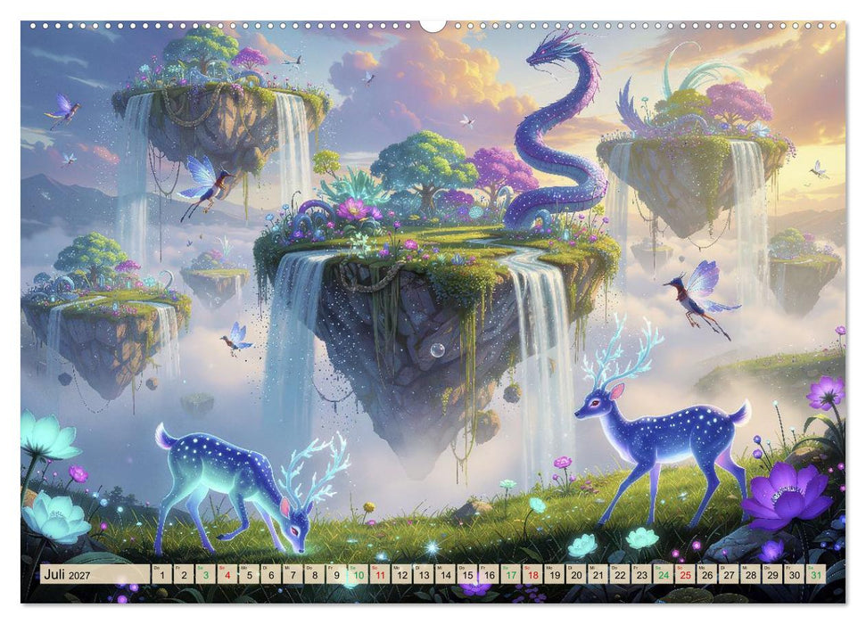 Mystische Traum-Welten (CALVENDO Premium Wandkalender 2027)