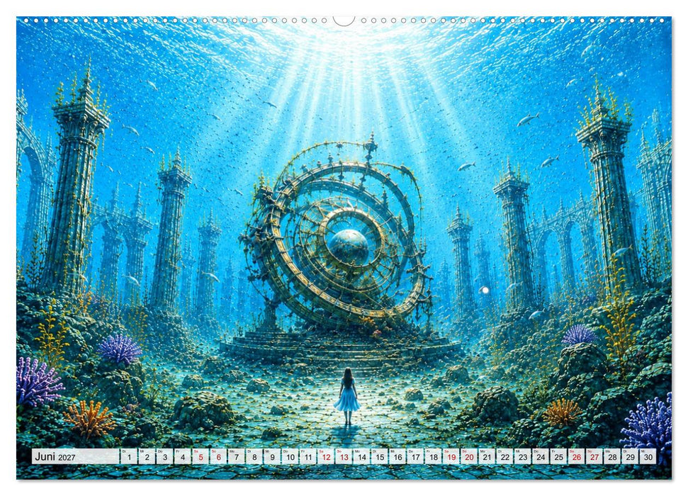 Versunkene Welten – Mystische Tiefen zwischen Traum und Ewigkeit (CALVENDO Premium Wandkalender 2027)