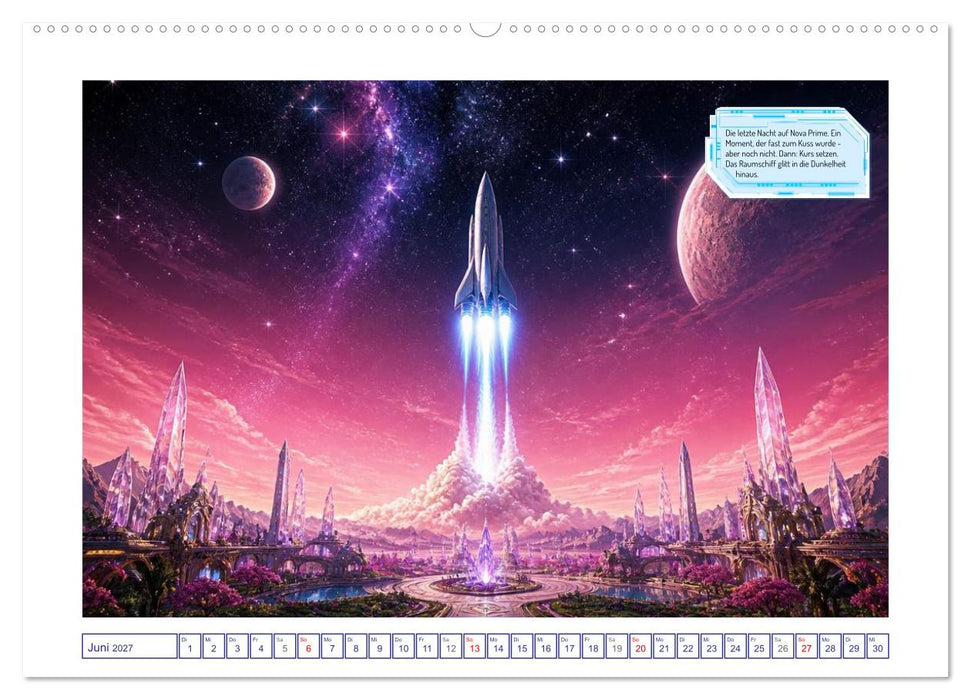 Die Kristalle von Nova Prime (CALVENDO Premium Wandkalender 2027)