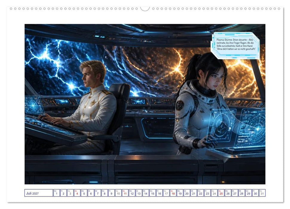 Die Kristalle von Nova Prime (CALVENDO Premium Wandkalender 2027)