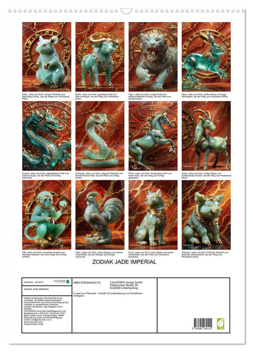 ZODIAK JADE IMPERIAL (CALVENDO Wandkalender 2027)