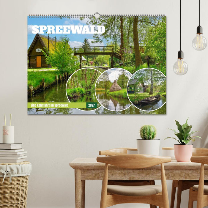 Eine Kahnfahrt im Spreewald (CALVENDO Wandkalender 2027)