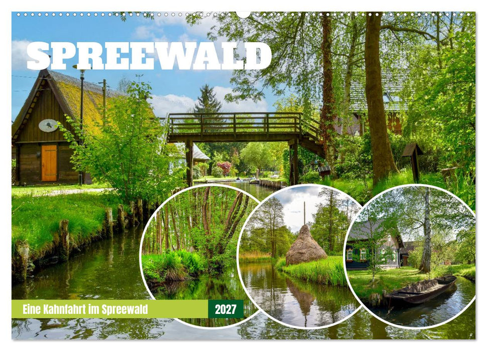 Eine Kahnfahrt im Spreewald (CALVENDO Wandkalender 2027)