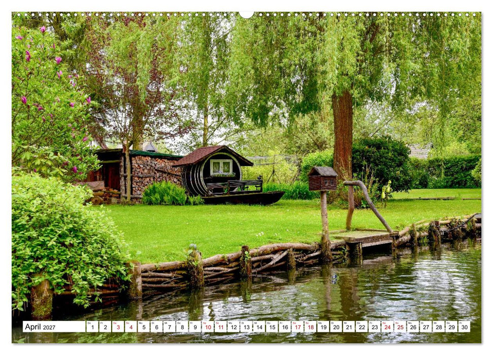 Eine Kahnfahrt im Spreewald (CALVENDO Wandkalender 2027)