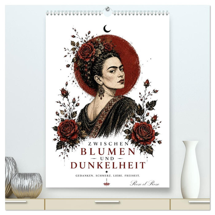 Zwischen Blumen und Dunkelheit (CALVENDO Premium Wandkalender 2027)