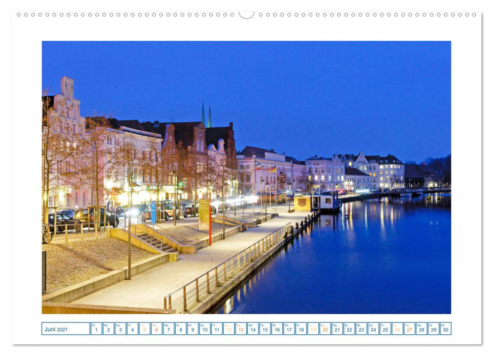 Lübeck Backsteingotik an der Trave (CALVENDO Premium Wandkalender 2027)