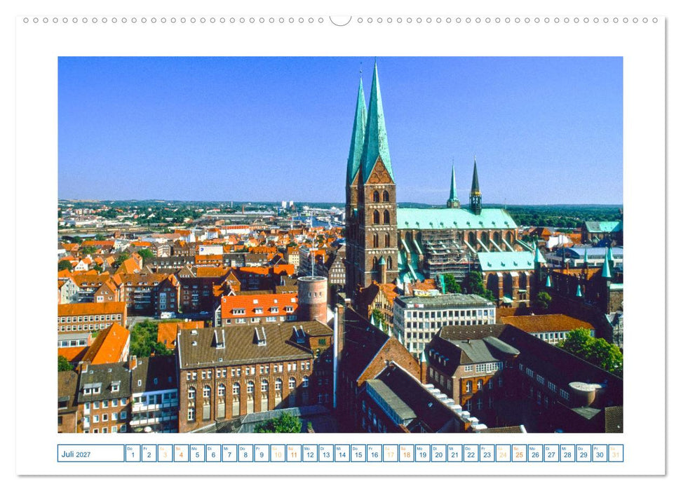 Lübeck Backsteingotik an der Trave (CALVENDO Premium Wandkalender 2027)