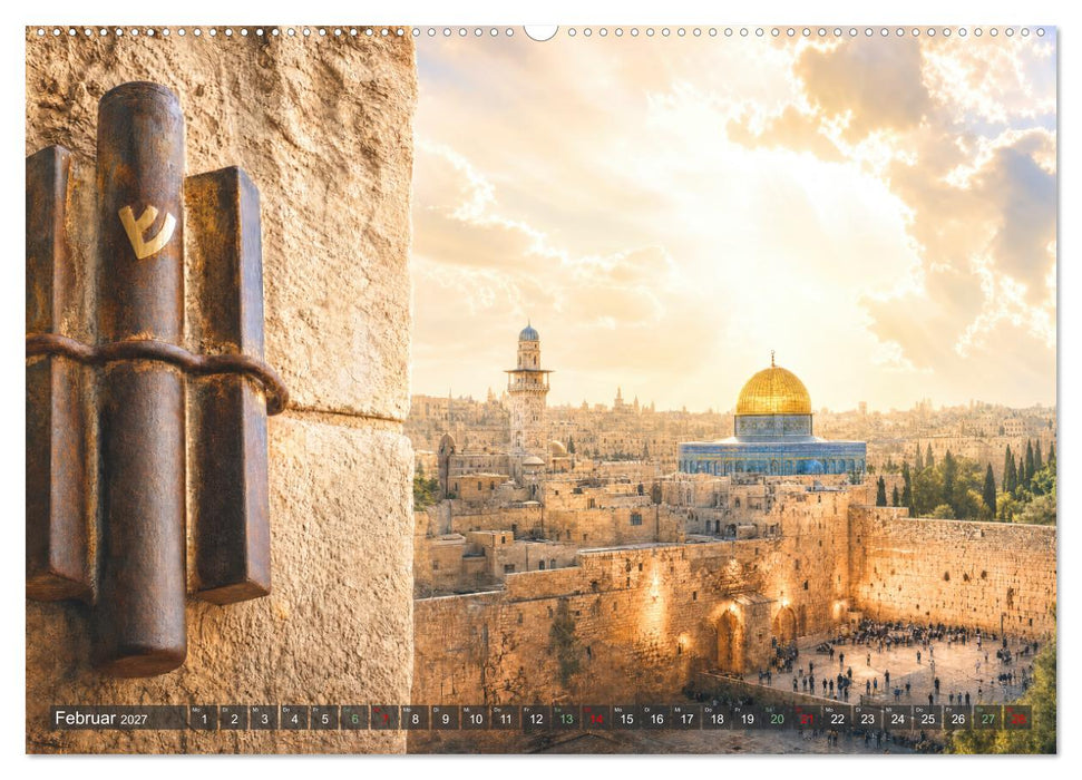 Jerusalems Glanz - Tiferet Jerushalajim (CALVENDO Wandkalender 2027)