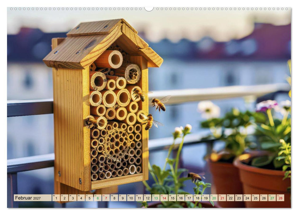 Wildbienenhotels (CALVENDO Wandkalender 2027)