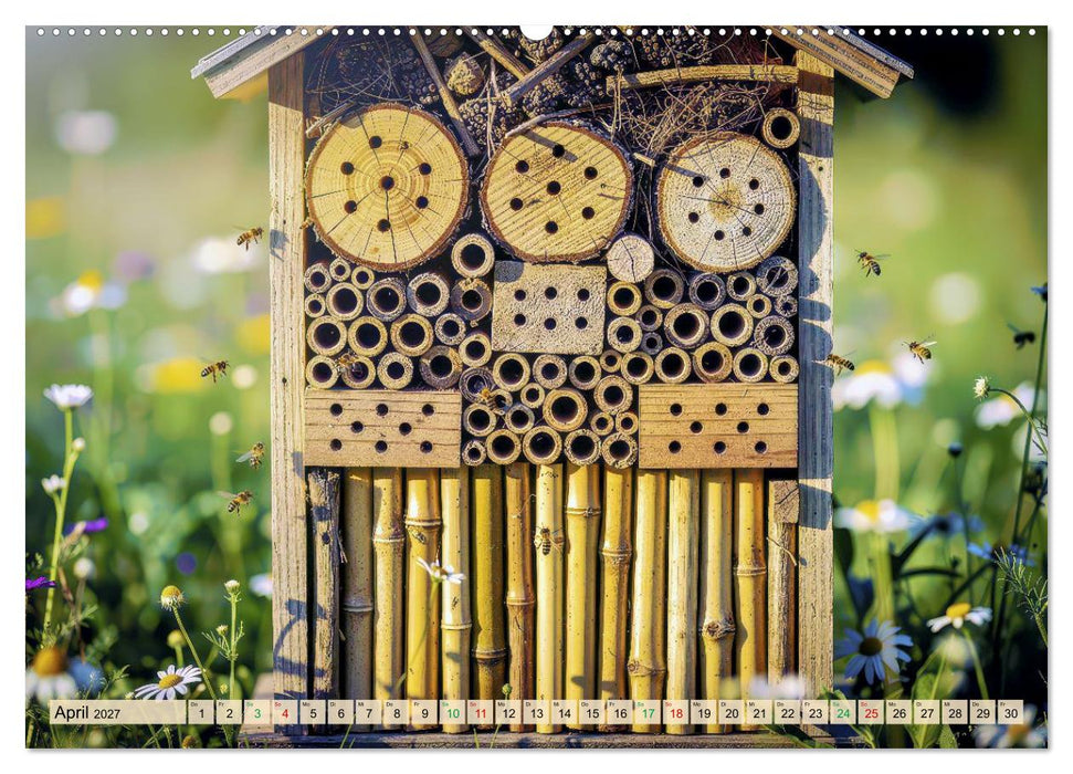 Wildbienenhotels (CALVENDO Wandkalender 2027)
