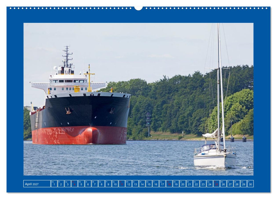 Unterwegs auf dem Nord-Ostsee-Kanal (CALVENDO Wandkalender 2027)