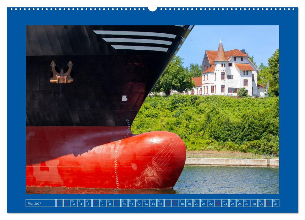 Unterwegs auf dem Nord-Ostsee-Kanal (CALVENDO Wandkalender 2027)