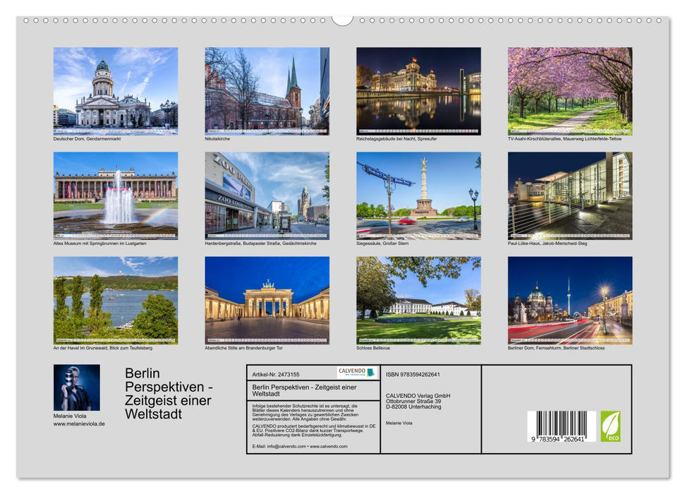 Berlin Perspektiven - Zeitgeist einer Weltstadt (CALVENDO Premium Wandkalender 2027)