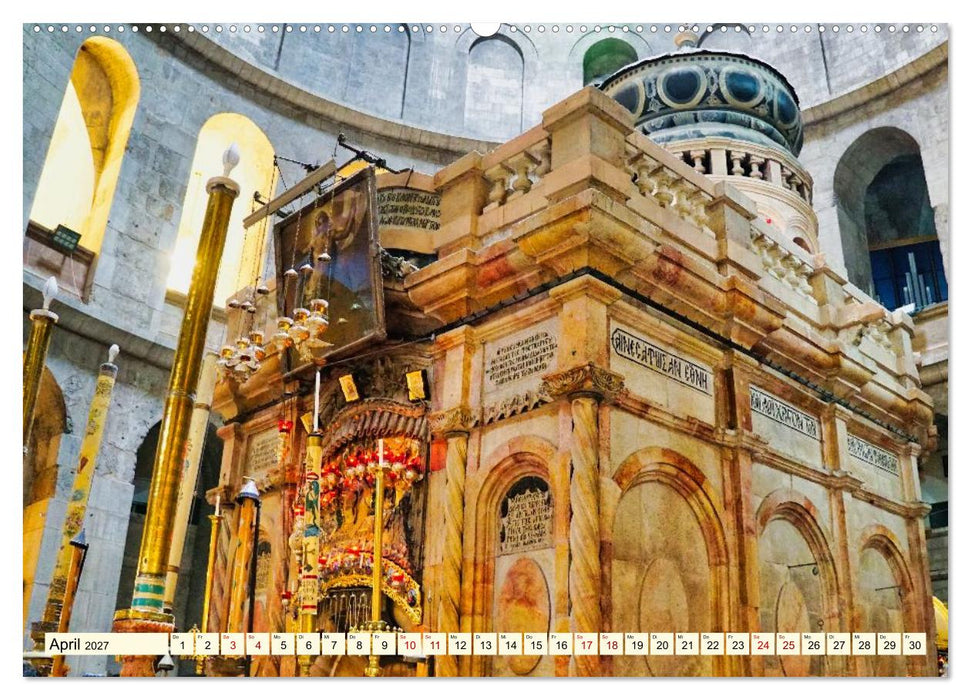 Grabeskirche in Jerusalem (CALVENDO Premium Wandkalender 2027)