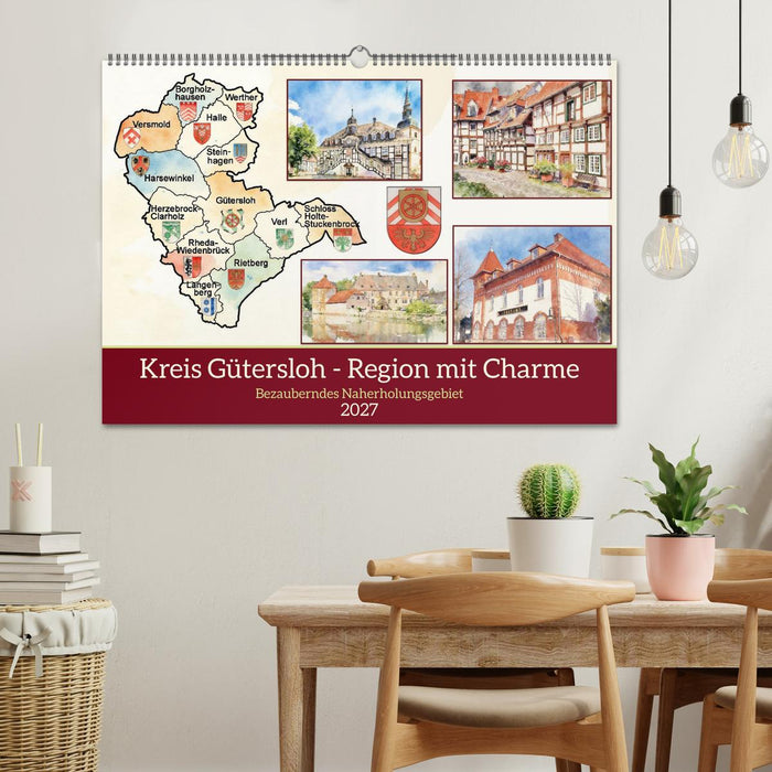 Kreis Gütersloh - Region mit Charme (CALVENDO Wandkalender 2027)