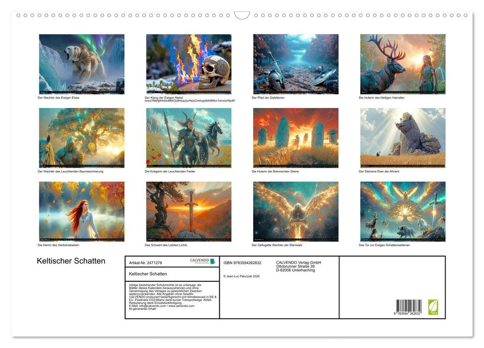 Keltischer Schatten (CALVENDO Wandkalender 2027)