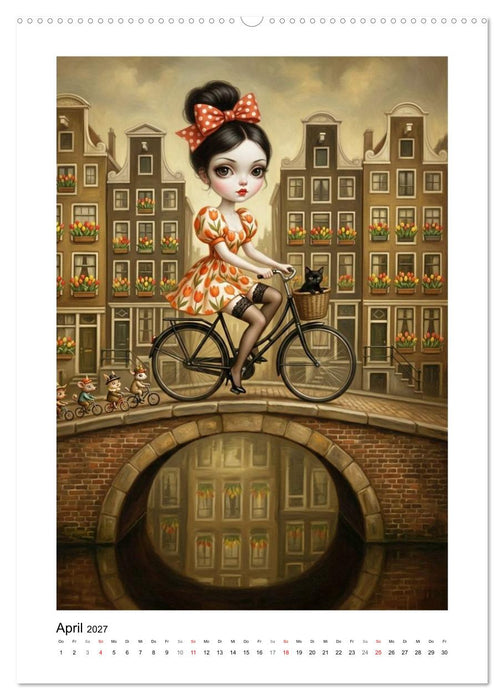 Madame Noirs seltsame Reisen (CALVENDO Wandkalender 2027)