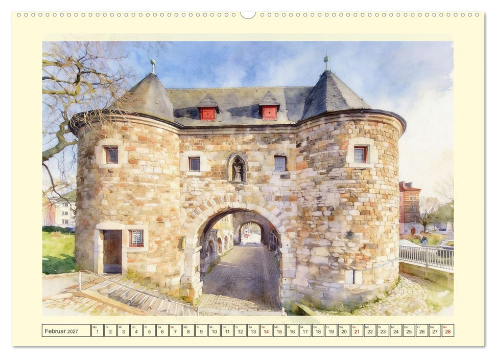 Historisches Aachen (CALVENDO Premium Wandkalender 2027)