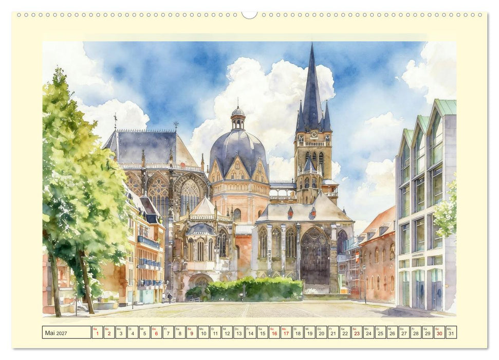 Historisches Aachen (CALVENDO Premium Wandkalender 2027)