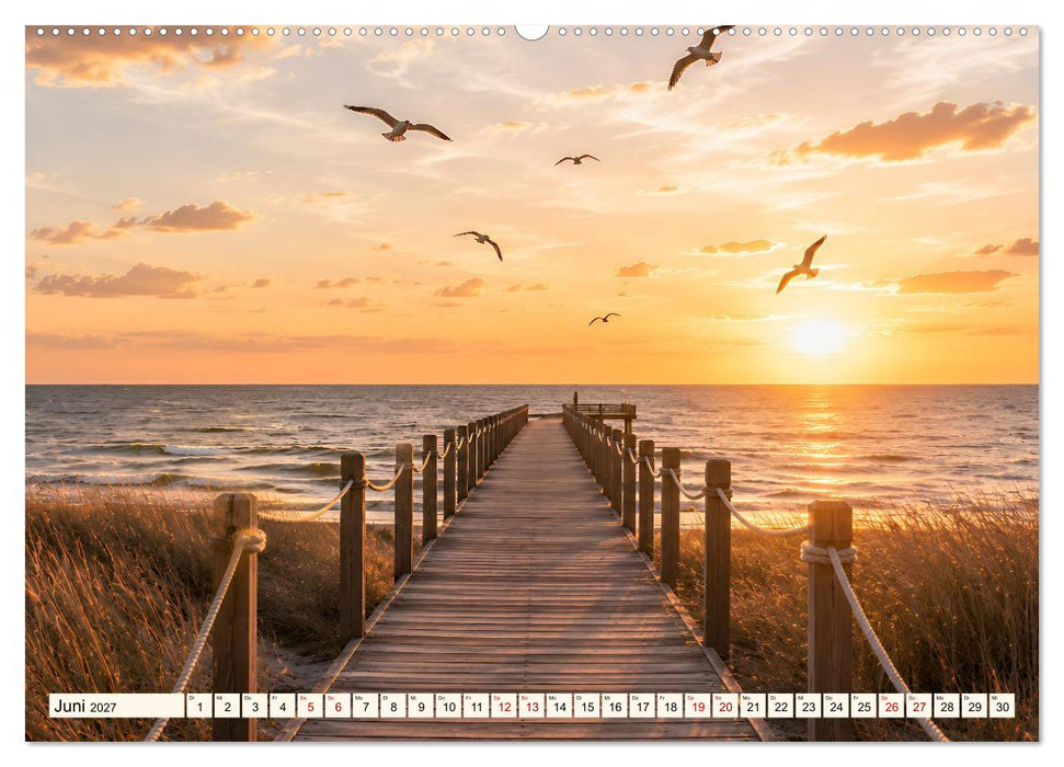 Goldene Stunden am Meer (CALVENDO Wandkalender 2027)
