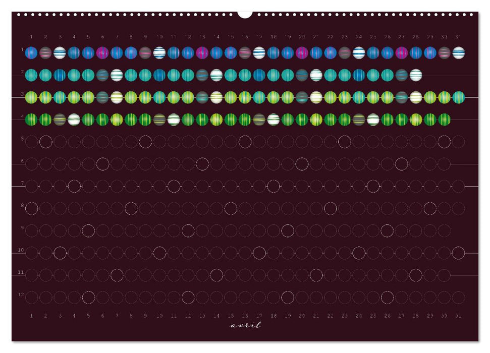 Une perle pour chaque jour (CALVENDO Calendrier mensuel 2027)