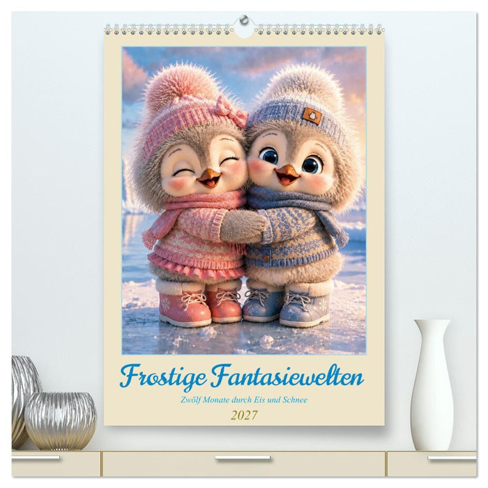Frostige Fantasiewelten (CALVENDO Premium Wandkalender 2027)