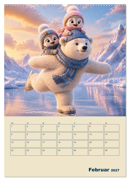 Frostige Fantasiewelten (CALVENDO Premium Wandkalender 2027)