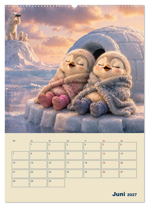 Frostige Fantasiewelten (CALVENDO Premium Wandkalender 2027)