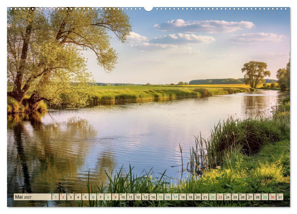 Die malerische Stepenitz in Brandenburg (CALVENDO Premium Wandkalender 2027)