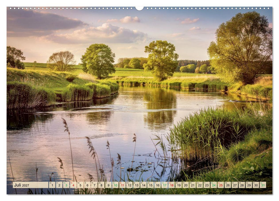 Die malerische Stepenitz in Brandenburg (CALVENDO Premium Wandkalender 2027)