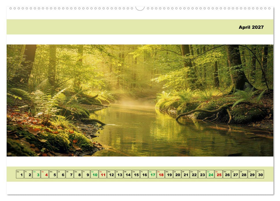 Ruhepol-Wald (CALVENDO Premium Wandkalender 2027)