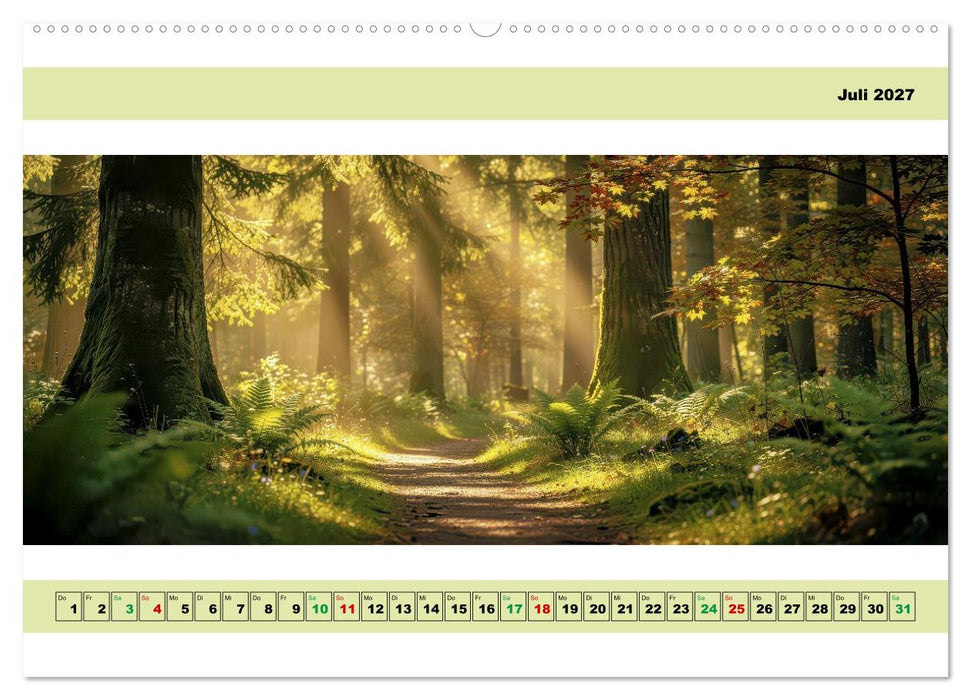 Ruhepol-Wald (CALVENDO Premium Wandkalender 2027)