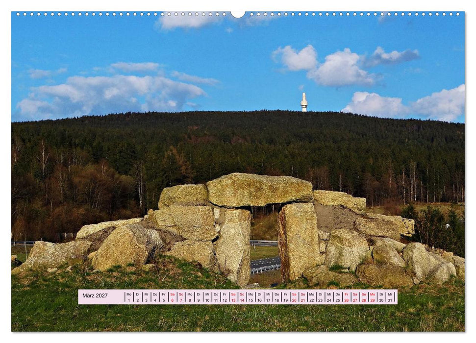 Fichtelgebirge - Naturgebiet zwischen Wäldern und Felsen (CALVENDO Premium Wandkalender 2027)