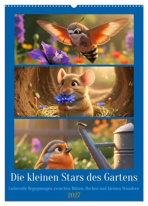 Die kleinen Stars des Gartens (CALVENDO Wandkalender 2027)