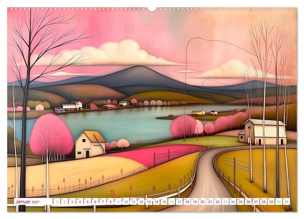 Unterwegs ins Farbenland (CALVENDO Wandkalender 2027)